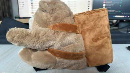 2 in 1 Teddy Tissue & Dustbin Holder